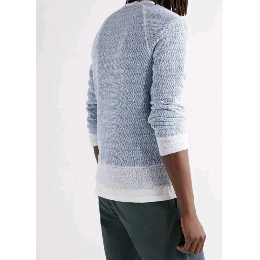 Faherty M Mens Herringbone Sweatshirt